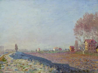Die Ebene von Colombes, Weißer Frost, 1873
